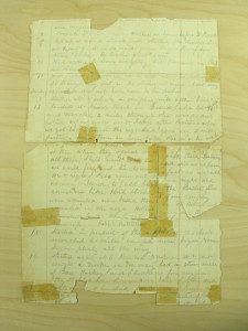 Winship, William L fragment of diary Irish Bend Apr 1863