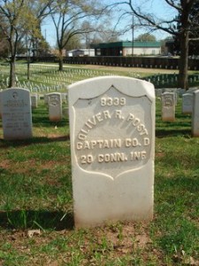 Capt.Post's gravesite Marietta National Cemetery (photo: Findagrave.com)