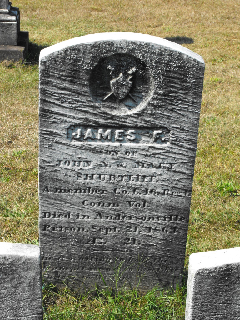 3. Shurtliff, James F effigy stone Spring Grove Cemetery